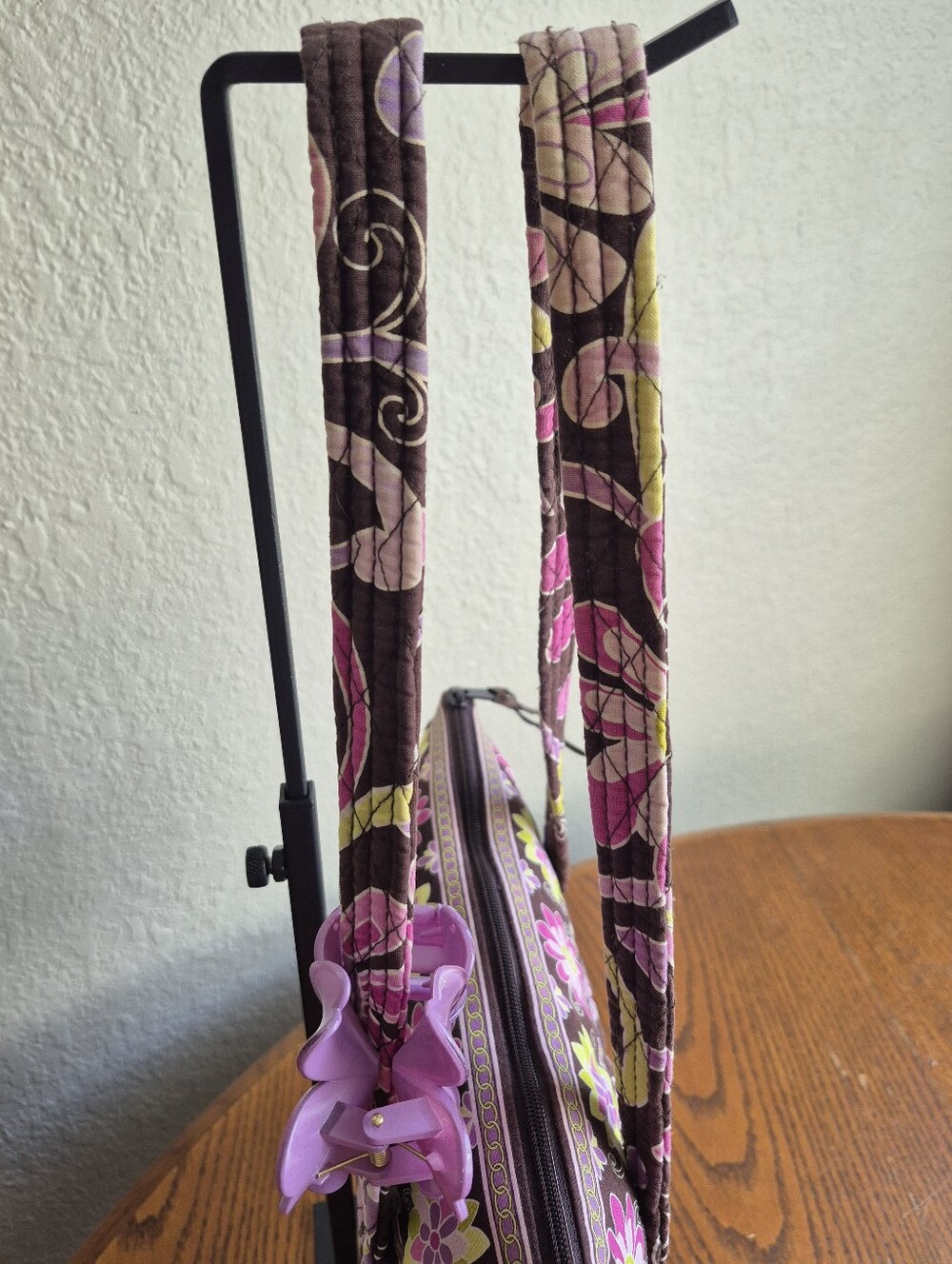 Vera Bradley Purple Punch WITH Matching Wallet (2009) - Picture 6 of 9